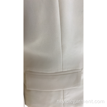 Off-white zakelijke casual blazer voor dames